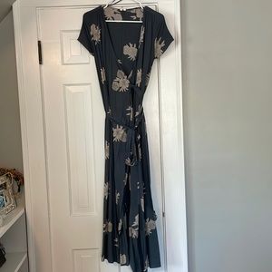 Roxy maxi wrap dress